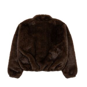 Yeezy Brown Faux Fur Jacket